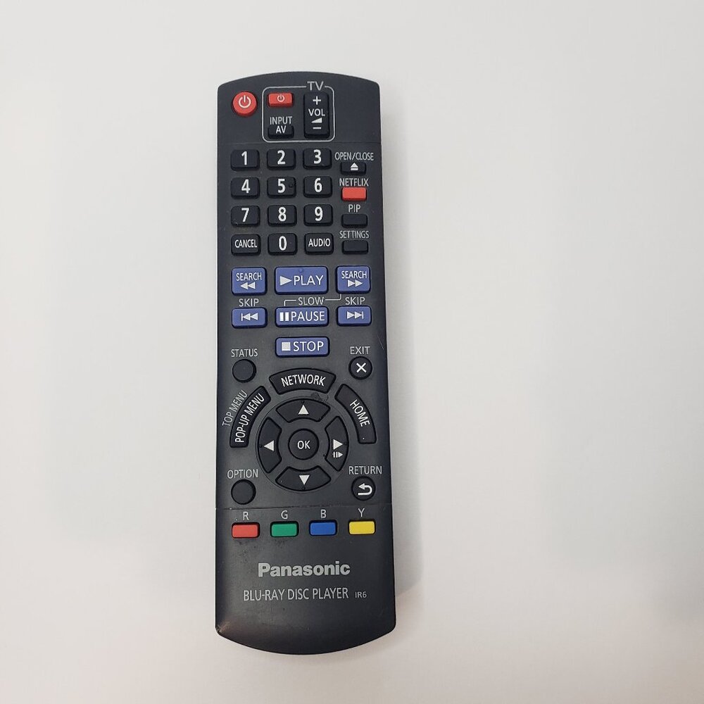 Genuine Panasonic N2QAYB000734 Blu-ray Disc Player Remote Control